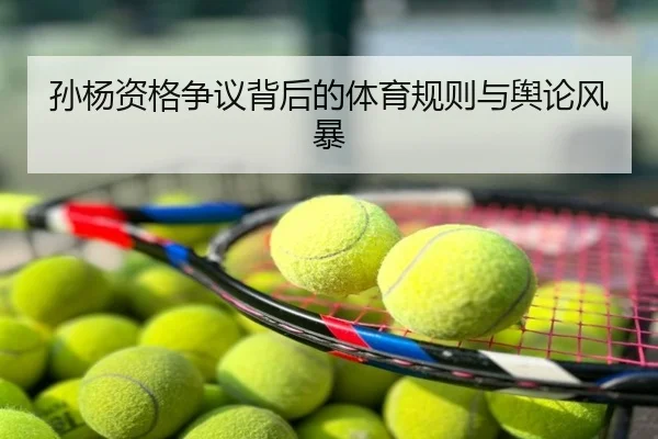 孙杨资格争议背后的体育规则与舆论风暴